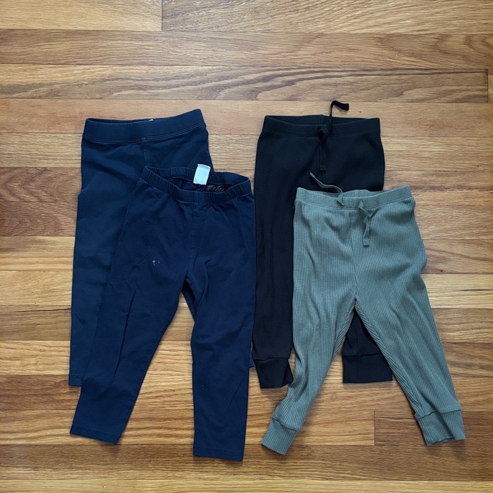 GAP Kids' Navy, Black, and Gray Leggings Set